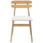 Preview: Esszimmerstuhl 2 pcs Natürlich und hell Massivholz