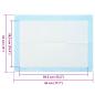 Preview: Haustier Training Pad 50 pcs Blau und Weiß 45 x 33 cm