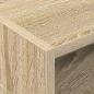 Preview: Schallplattenschrank mit Regal Sonoma-Eiche 78,5 x 35 x 45 cm