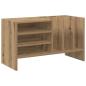 Preview: Schallplattenschrank mit Regal Artisan-Eiche 78,5 x 35 x 45 cm