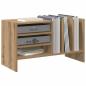 Preview: Schallplattenschrank mit Regal Artisan-Eiche 78,5 x 35 x 45 cm