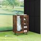 Preview: Golf Schrank Mit Rad Uni Geräucherte Eiche 65 x 45 x 98 cm