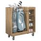 Preview: Golf Schrank Mit Rad Uni Artisan-Eiche 65 x 45 x 98 cm