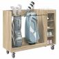Preview: Golf Schrank Mit Rad Uni Sonoma-Eiche 65 x 45 x 98 cm