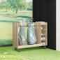 Preview: Golf Schrank Mit Rad Uni Sonoma-Eiche 65 x 45 x 98 cm