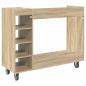 Preview: Golf Schrank Mit Rad Uni Sonoma-Eiche 65 x 45 x 98 cm