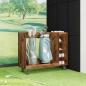 Preview: Golf Schrank Mit Rad Uni Altholz 65 x 45 x 98 cm