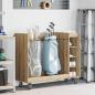 Preview: ARDEBO.de - Golf Schrank Mit Rad Uni Artisan-Eiche 120 x 45 x 98 cm