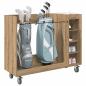 Preview: Golf Schrank Mit Rad Uni Artisan-Eiche 120 x 45 x 98 cm