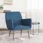 Preview: ARDEBO.de - Sessel Blau 62x79x79 cm Samt