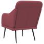Preview: Sessel Weinrot 63x76x80 cm Stoff