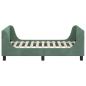 Preview: Kinderbettgestell mit Kopfteil Meergrün 80 x 160 cm Samt