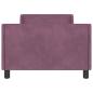 Preview: Kinderbettgestell mit Kopfteil Lila 80 x 200 cm Samt