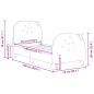Preview: Kinderbettgestell mit Kopfteil Rosa 70 x 140 cm Samt