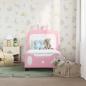 Preview: Kinderbettgestell mit Kopfteil Rosa 70 x 140 cm PU