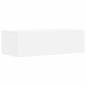 Preview: Wandtisch Wandmontiert Weiß 100 x 45 x 30 cm Holzwerkstoff
