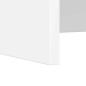 Preview: Wandtisch Wandmontiert Weiß 100 x 45 x 30 cm Holzwerkstoff