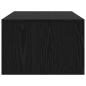 Preview: Wandtisch Schwarz Eichen-Optik 100 x 45 x 30 cm Holzwerkstoff