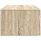 Preview: Wandtisch Sonoma-Eiche 100 x 45 x 30 cm Holzwerkstoff