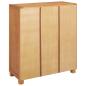 Preview: Schrank mit Regal mit Tür Braun 80 x 35 x 95 cm Holzwerkstoff