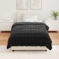 Preview: Kunstfell Kaninchenfell Decke 4 pcs Schwarz 130 x 150 cm
