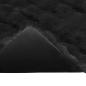 Preview: Kunstfell Kaninchenfell Decke 4 pcs Schwarz 130 x 150 cm