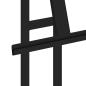Preview: Messestände 2 pcs Schwarz 26,5 x 26,5 x 127 cm Eisen