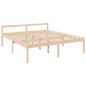 Preview: Seniorenbett mit Kopfteil Super Kingsize Massivholz