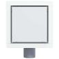 Preview: 2 in 1 Duschabfluss Silber 15 x 15 cm Edelstahl 304