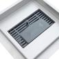 Preview: 2 in 1 Duschabfluss Silber 20 x 20 cm Edelstahl 304