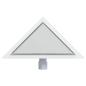 Preview: 2 in 1 Dreiecks-Duschabfluss Silber 25 x 25 cm Edelstahl 304
