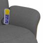 Preview: Massage Relaxsessel Dunkelgrau 79 x 87 x 104.5 cm Stoff