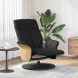 Preview: ARDEBO.de - Massage Relaxsessel Schwarz 79 x 87 x 104.5 cm Stoff