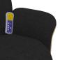 Preview: Massage Relaxsessel Schwarz 79 x 87 x 104.5 cm Stoff