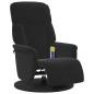 Preview: Massage Relaxsessel Schwarz 91 x 71 x 105.5 cm Samt