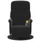 Preview: Massage Relaxsessel Schwarz 91 x 71 x 105.5 cm Samt