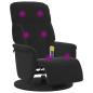 Preview: Massage Relaxsessel Schwarz 91 x 71 x 105.5 cm Samt