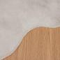 Preview: Kunstfell Hasen Teppich Olite Beige 60 x 90 cm Polyester