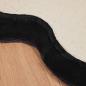Preview: Kunstfell Hasen Teppich Olite Schwarz 60 x 90 cm Polyester