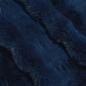 Preview: Kunstfell Kaninchenfell Decke Marineblau 220 x 240 cm Polyester