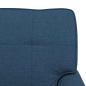 Preview: Lounge-Liege mit Kissen Blau 91 x 157 x 91 cm Stoff