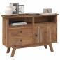 Preview: Sideboard mit Schubladen Braun 100 x 30 x 68 cm Massivholz Teak