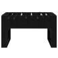 Preview: Fußballtisch 2 pcs Schwarz Eichen-Optik 146,5 x 74 x 85 cm