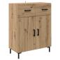 Preview: Highboard 2 pcs Artisan-Eiche 69,5 x 34 x 180 cm Holzwerkstoff