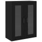 Preview: Highboard 2 pcs Schwarz Eichen-Optik 69,5 x 34 x 180 cm
