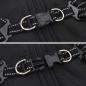 Preview: ARDEBO.de - Hundemantel mit Geschirr Schwarz S Fleece und Polyester