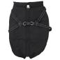 Preview: Hundemantel Schwarz L44 Fleece und Polyester
