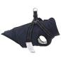 Preview: Hundemantel mit Geschirr Marineblau L Fleece und Polyester
