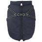 Preview: Hundemantel mit Geschirr Marineblau 6XL Fleece und Polyester