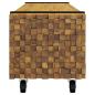 Preview: TV-Ständer Braun 110 x 30 x 30 cm Massivholz Teak